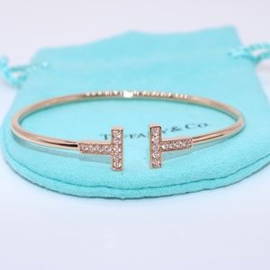Tiffany CO Diamonds T Bracelet
